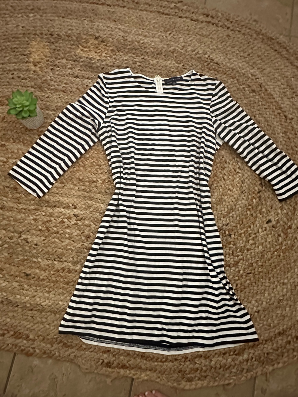 TOMMY HILFIGER STRIPED MINI DRESS
